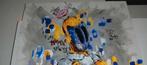 The Simpsons Popart schilderij van Homer Simpson, Antiek en Kunst, Kunst | Litho's en Zeefdrukken, Ophalen of Verzenden