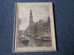 ets westertoren amsterdam, Antiek en Kunst, Kunst | Etsen en Gravures, Ophalen