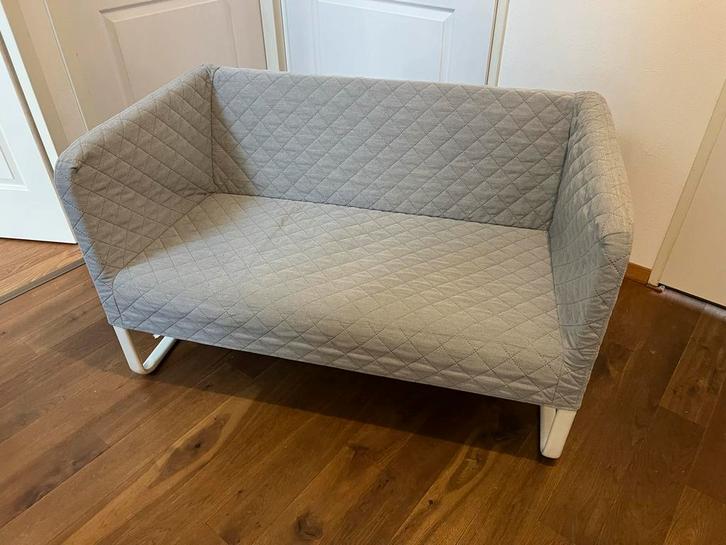 IKEA knopparp 2-zitsbank, Huis en Inrichting, Banken | Bankstellen, Gebruikt, Rechte bank, Tweepersoons, 150 tot 200 cm, 75 tot 100 cm