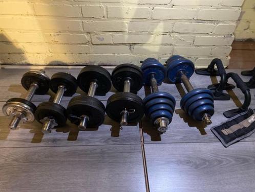 Gym spullen️, Sport en Fitness, Fitnessmaterialen, Zo goed als nieuw, Armen, Benen, Borst, Buik, Rug, Ophalen