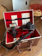 Fujica ST605N analoge spiegelreflexcamera met leren koffer, Ophalen of Verzenden, Zo goed als nieuw, Spiegelreflex, Overige Merken