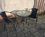 Bistro set, Tuin en Terras, Tuinsets en Loungesets, Ophalen of Verzenden, Gebruikt, Overige materialen, 2 zitplaatsen
