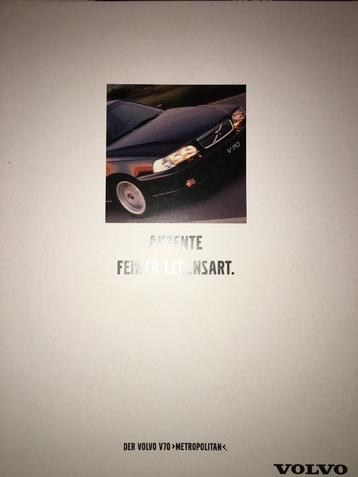 Volvo V70 Metropolitan folder/brochure 1998 Duitsland beschikbaar voor biedingen