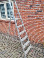 Aluminium trap ca 195 hoog., Doe-het-zelf en Verbouw, Ladders en Trappen, Ophalen, Gebruikt, Minder dan 2 meter