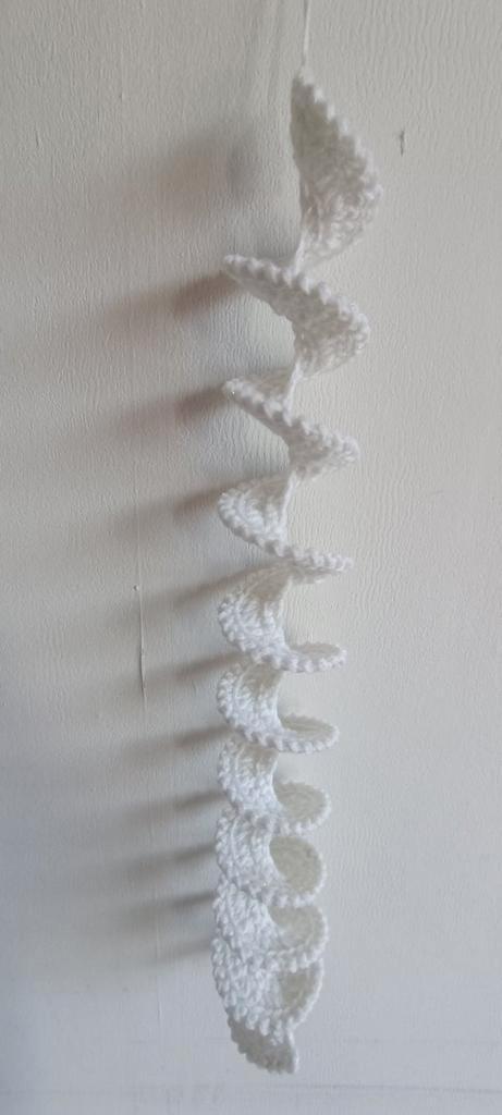 Gehaakte wind spinner Wit, Hobby en Vrije tijd, Breien en Haken, Nieuw, Haken, Overige typen, Ophalen of Verzenden