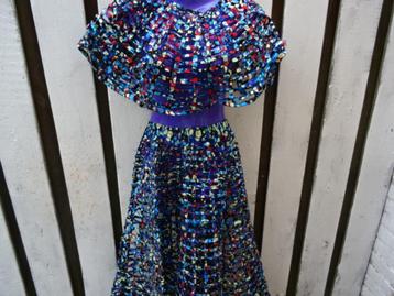 Ghana batik katoenen rok en cape uniek kleurvast wasmachine beschikbaar voor biedingen