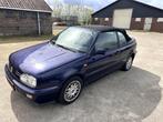 Volkswagen Golf 1.8 Cabriolet 55KW E2 1995 Blauw, Origineel Nederlands, Te koop, Benzine, Elektrische ramen