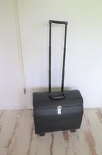 samsonite rol-koffer/tas voor laptop etc zwart, Ophalen, 17 inch of meer, Gebruikt, Trolleytas