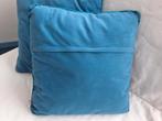Blauwe sierkussentejs, Ophalen, Zo goed als nieuw, Blauw, Vierkant