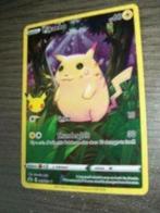 4964: (05/25) nieuwe pokemonkaart PIKACHU HOLO RARE 25th Ann, Nieuw, Foil, Losse kaart, Verzenden