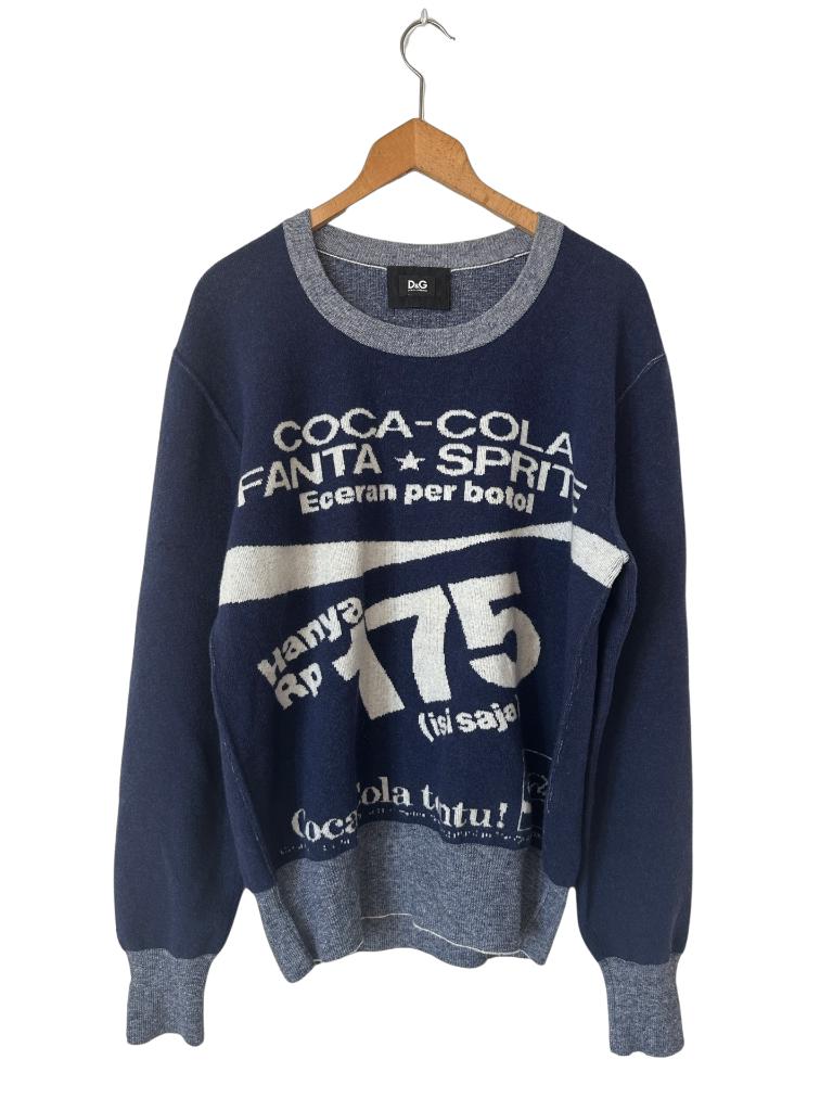 Dolce & Gabbana trui L, Blauw, Ophalen of Verzenden, Zo goed als nieuw