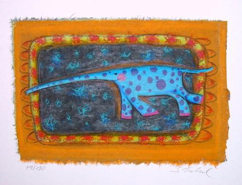 Vier exclusieve zeefdrukken van Sabine Tuchel, Antiek en Kunst, Kunst | Litho's en Zeefdrukken, Ophalen
