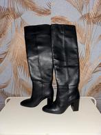 Black Heels Laarzen - Size 38, Hoge laarzen, Zwart, Ophalen of Verzenden, Gedragen