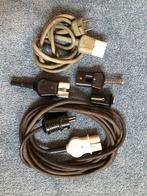 5-tal klassieke apparaatstekkers en -kabels. Collectors item, Gebruikt, Ophalen of Verzenden