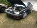 Alfa Romeo 155 2.5 V6 U9 1993 Grijs, Auto's, Alfa Romeo, Voorwielaandrijving, Handgeschakeld, Particulier, Stoelverwarming