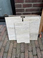 17x natuurstenen tegels 20x30 cm, Ophalen, Zo goed als nieuw, Minder dan 5 m², Vloertegels