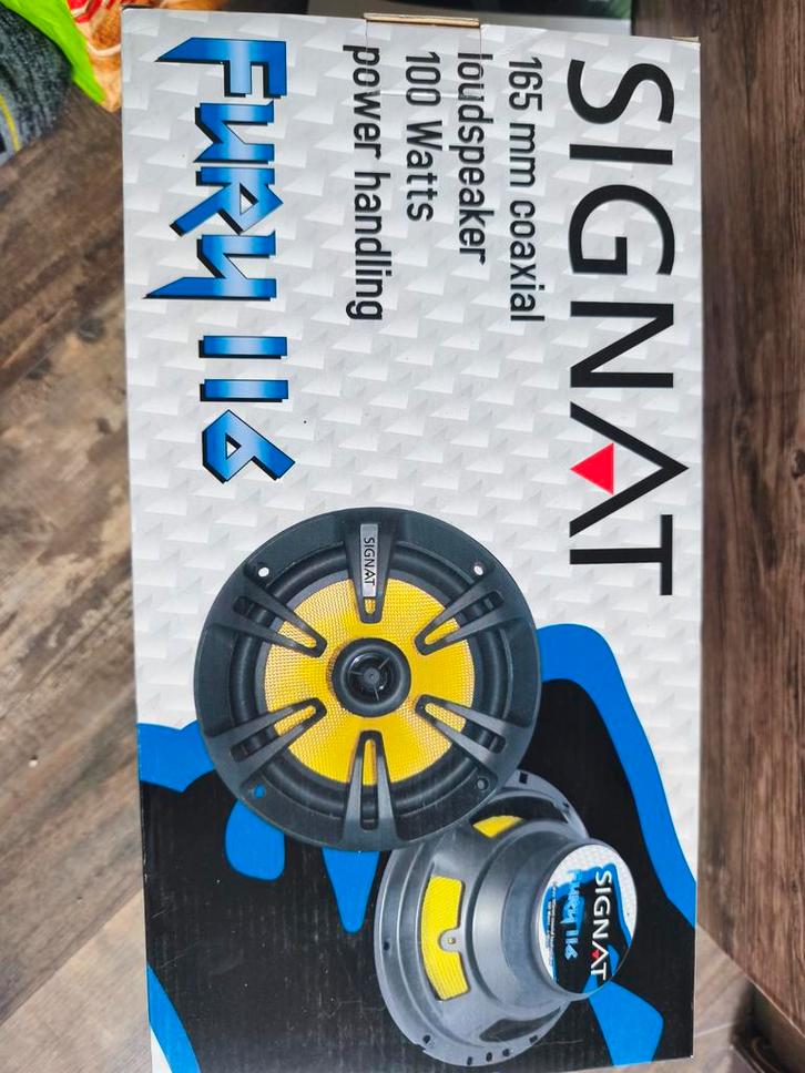 Signat Fury 116 16,5cm speakers, Auto diversen, Autospeakers, Nieuw, Ophalen