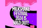 Milkshake festival - 2x kaarten zondag, Tickets en Kaartjes