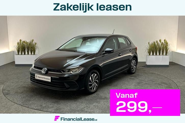 Volkswagen Polo 1.0 TSI 95pk Life | AppleCarplay/AndroidAuto, Auto's, Volkswagen, Bedrijf, Lease, Financial lease, Polo, ABS, Adaptive Cruise Control