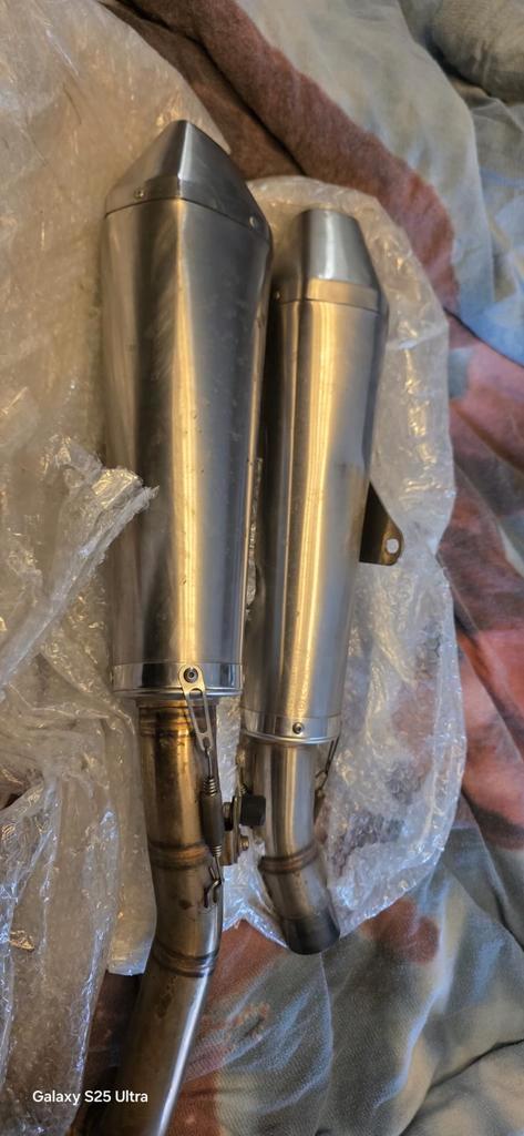 Kawasaki Z Uitlaten - Laser Duo-Tech, Motoren, Onderdelen | Overige, Ophalen of Verzenden