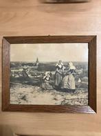 Foto in lijst Domburg 32x26 cm, Antiek en Kunst, Kunst | Schilderijen | Klassiek, Ophalen of Verzenden