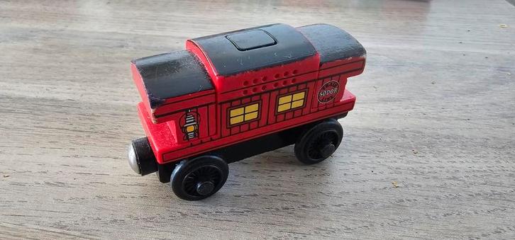 Thomas de trein hout Musical caboose, Kinderen en Baby's, Speelgoed | Thomas de Trein, Zo goed als nieuw, Ophalen of Verzenden