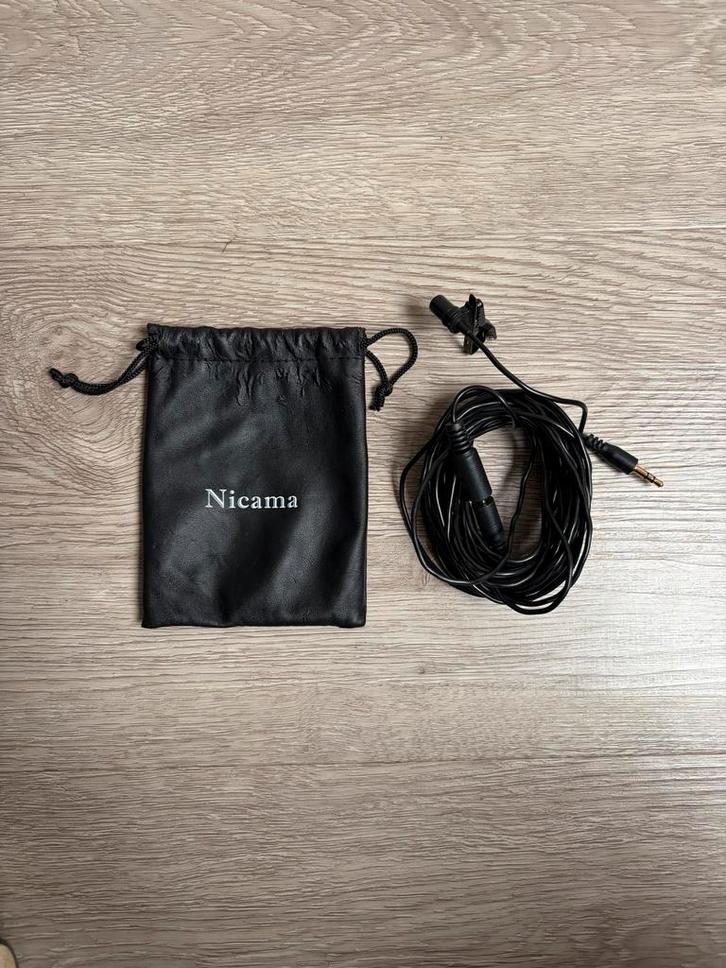 Nicama Lavalier Microfoon, Muziek en Instrumenten, Microfoons, Zo goed als nieuw, Overige typen, Ophalen of Verzenden
