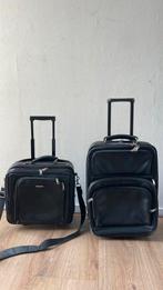 2 leren laptop trolleys, Ophalen of Verzenden, Gebruikt