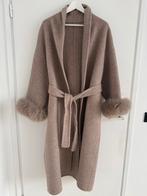 Fur coat maat xl, Ophalen of Verzenden, Gedragen, Maat 46/48 (XL) of groter, Zwart