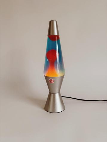 RETRO LAVALAMP | BLAUW/ORANJE beschikbaar voor biedingen