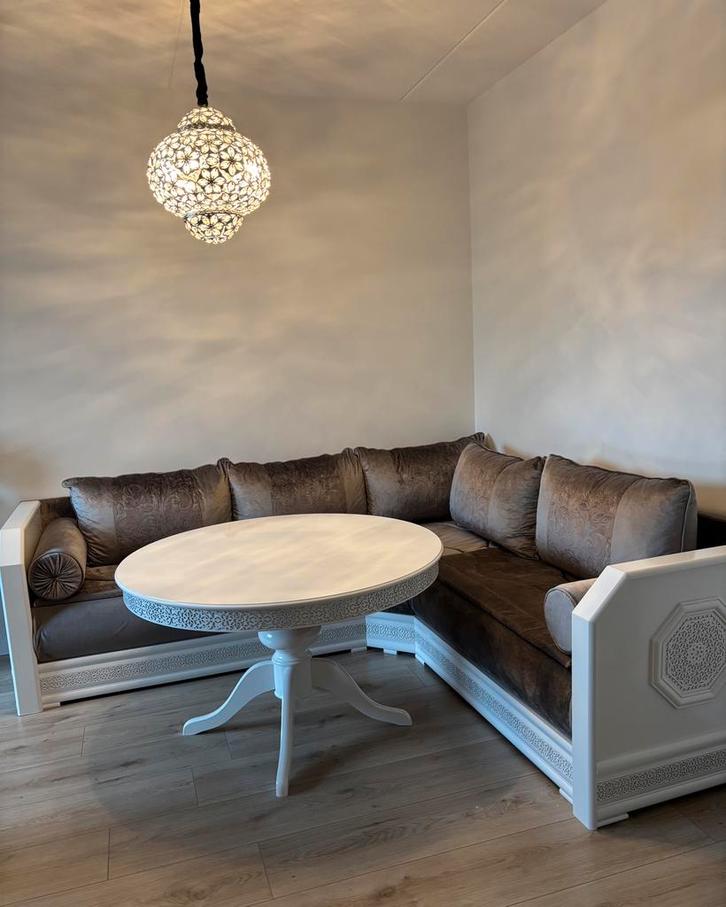 Marokkaanse seddari banken, Huis en Inrichting, Banken | Complete zithoeken, Zo goed als nieuw, Ophalen