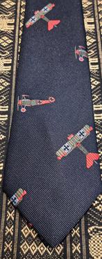 Groen-rode vliegtuigen stropdas Fokker D. VII, Ophalen of Verzenden, Nieuw, Overige typen