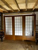 Set van 3 glas in lood ensuite deuren uniek, Dieren en Toebehoren, Ophalen, Zo goed als nieuw