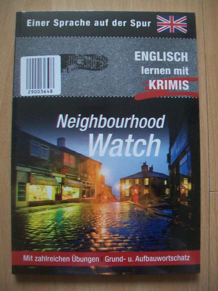 Englisch lernen Krimis Neighbourhood Watch Engels taalboek, Boeken, Studieboeken en Cursussen, Nieuw, Niet van toepassing, Alpha