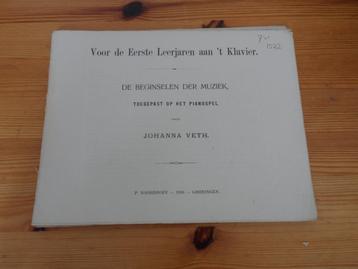 Johanna veth - voor de eerste leerjaren aan 't klavier  beschikbaar voor biedingen