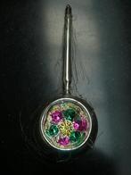 Prachtige oude (dubbelzijdig) deuk kerstbal 18cm, Diversen, Kerst, Ophalen, Gebruikt