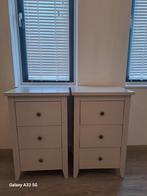 Nacht kasten met 3 lades, Ophalen of Verzenden, Eenpersoons, Wit, Hout