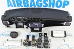 Airbag set Dashboard zwart/wit Mercedes CLS W218 (2010-2018), Gebruikt, Ophalen of Verzenden
