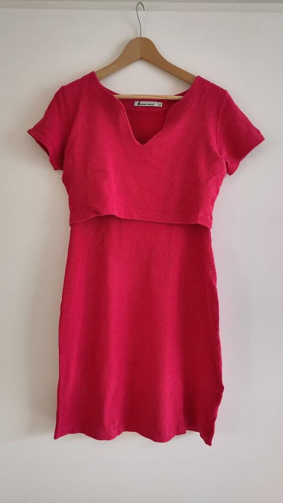 Queen Mum rode voedingsjurk maat XL, Jurk, Maat 46/48 (XL) of groter, Ophalen of Verzenden, Zo goed als nieuw