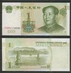 China 1 Yuan 1999 UNC Mao Tse Tung F9R6174606 Biljet c-62 jd, Postzegels en Munten, Bankbiljetten | Azië, Oost-Azië, Los biljet