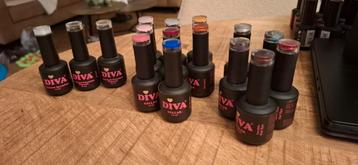 23 x Diva Gellak 15 ml nieuw! beschikbaar voor biedingen