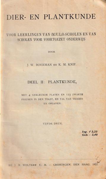 Dier- en Plantkunde beschikbaar voor biedingen