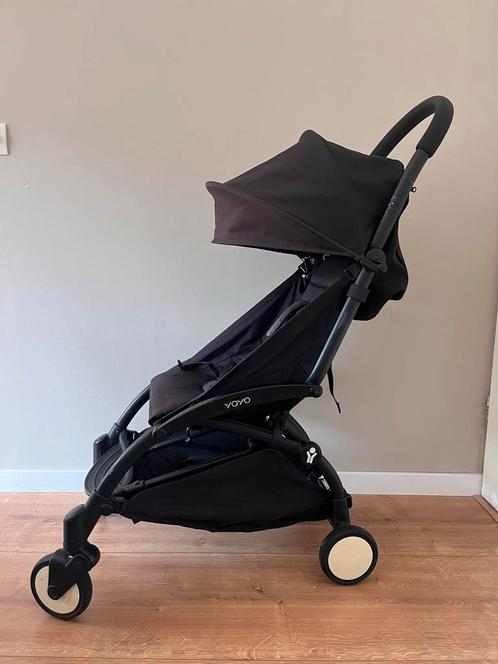 Buggy Babyzen Yoyo + zwart, Kinderen en Baby's, Buggy's, Gebruikt, Overige merken, Regenhoes, Ophalen