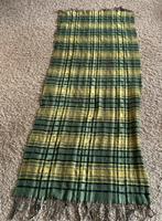 Sjaal.  Groen-Gele ruit!, Verzenden, Zo goed als nieuw, Sjaal