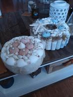 Schelpentaart 2 stuks handgemaakt, Ophalen of Verzenden, Zo goed als nieuw