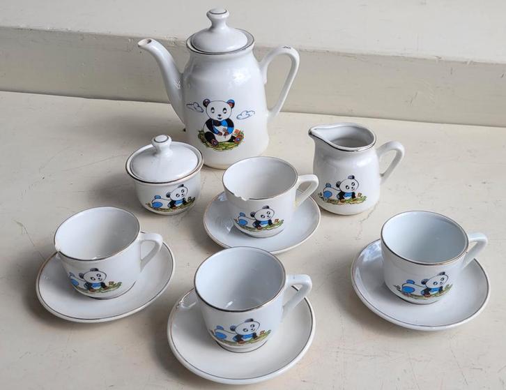 KAHLA Kinder theeservies "Panda beer", Kinderen en Baby's, Speelgoed | Speelkeukens, Ophalen of Verzenden