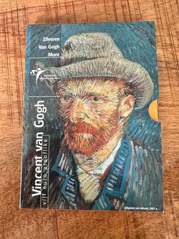 Zilveren 5€ van Gogh munt in prooflike verpakking  beschikbaar voor biedingen