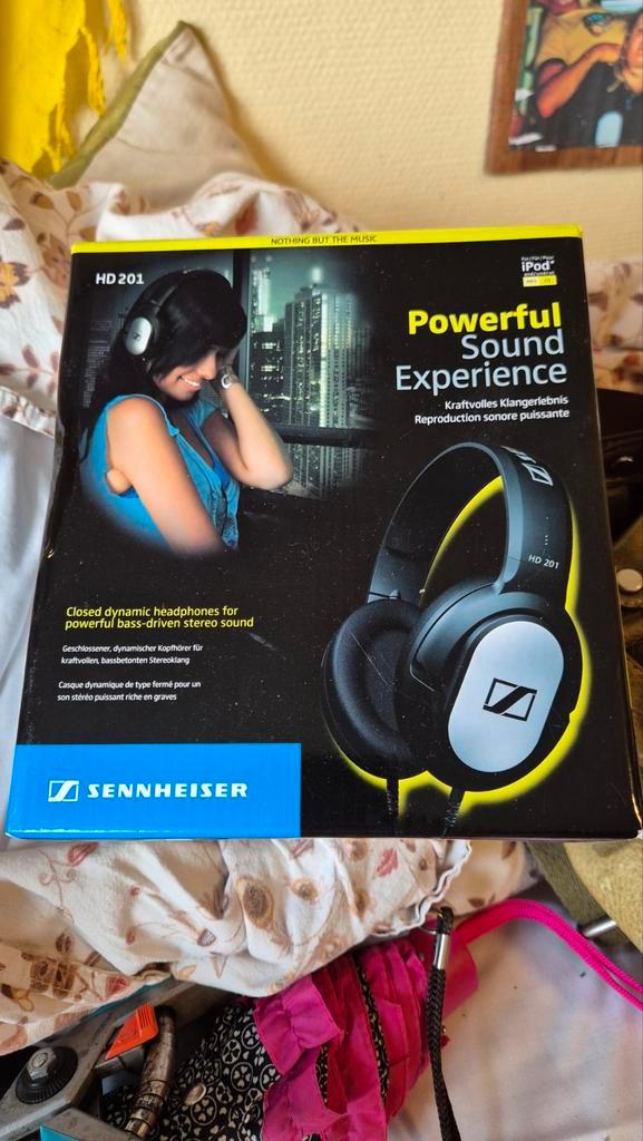Sennheiser HD 201 Koptelefoon - Krachtige Bass, Audio, Tv en Foto, Koptelefoons, Gebruikt, Over oor (circumaural), Sennheiser