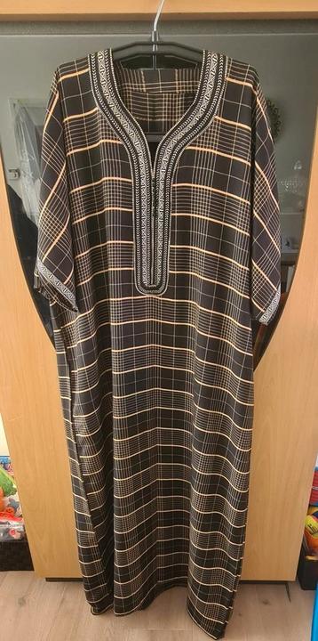 heren kaftan zwart geruit mt XL - nieuw beschikbaar voor biedingen