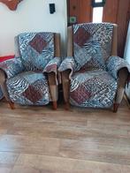 Twee mooie fauteuils dames en heren stoel, Huis en Inrichting, Fauteuils, Ophalen, Zo goed als nieuw